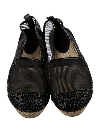 Jimmy Choo Mesh Colorblock Pattern Espadrille Sneakers