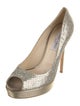 Jimmy Choo Glitter Glitter Accents Pumps