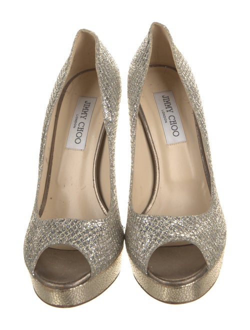 Jimmy Choo Glitter Glitter Accents Pumps