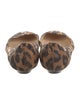 Jimmy Choo Suede Animal Print Flats