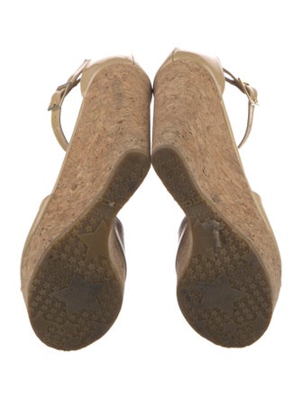 Jimmy Choo Patent Leather T-Strap Sandals