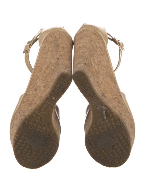 Jimmy Choo Patent Leather T-Strap Sandals