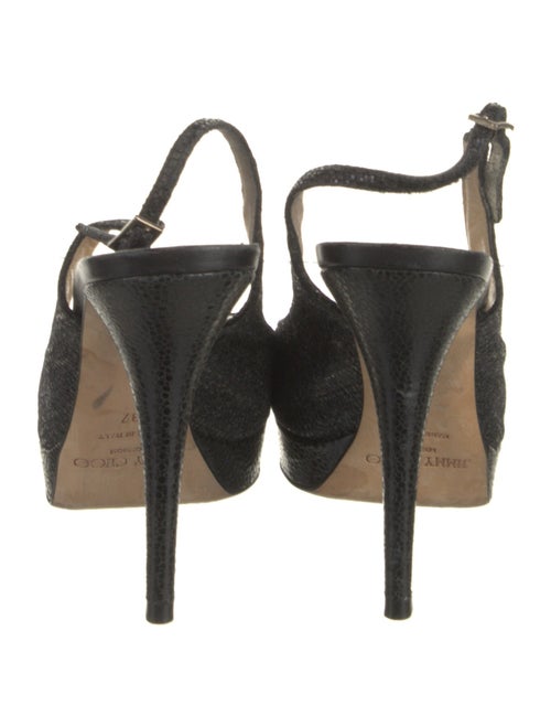 Jimmy Choo Glitter Accents Slingback Pumps