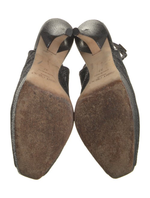 Jimmy Choo Glitter Accents Slingback Pumps