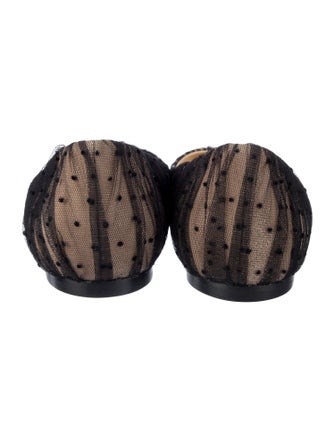 Jimmy Choo Mesh Printed Flats