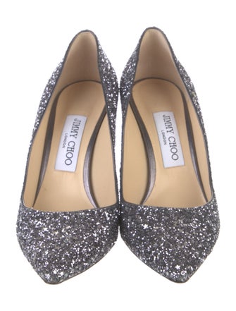 Jimmy Choo Glitter Glitter Accents Pumps
