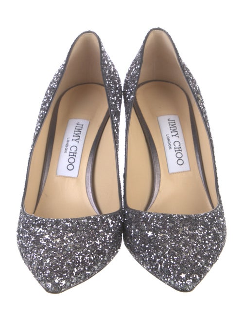 Jimmy Choo Glitter Glitter Accents Pumps