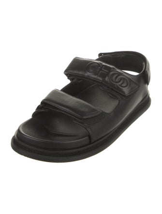 Jimmy Choo Leather Slingback Sandals