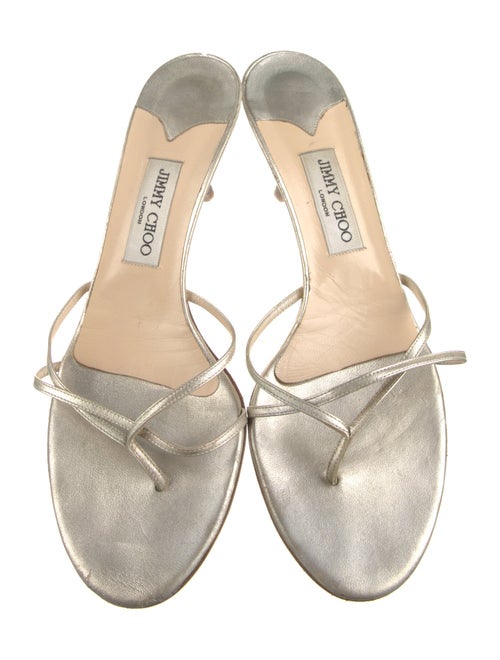 Jimmy Choo Leather Slides