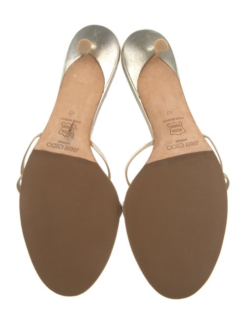 Jimmy Choo Leather Slides