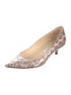 Jimmy Choo Snakeskin Animal Print Pumps