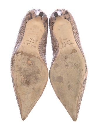 Jimmy Choo Snakeskin Animal Print Pumps