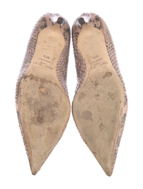 Jimmy Choo Snakeskin Animal Print Pumps