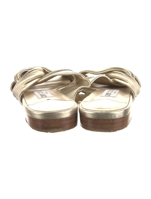 Jimmy Choo Leather Slides