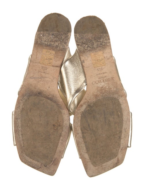 Jimmy Choo Leather Slides