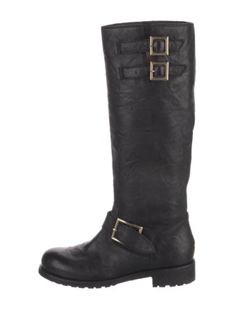 Jimmy Choo Leather Riding Boots