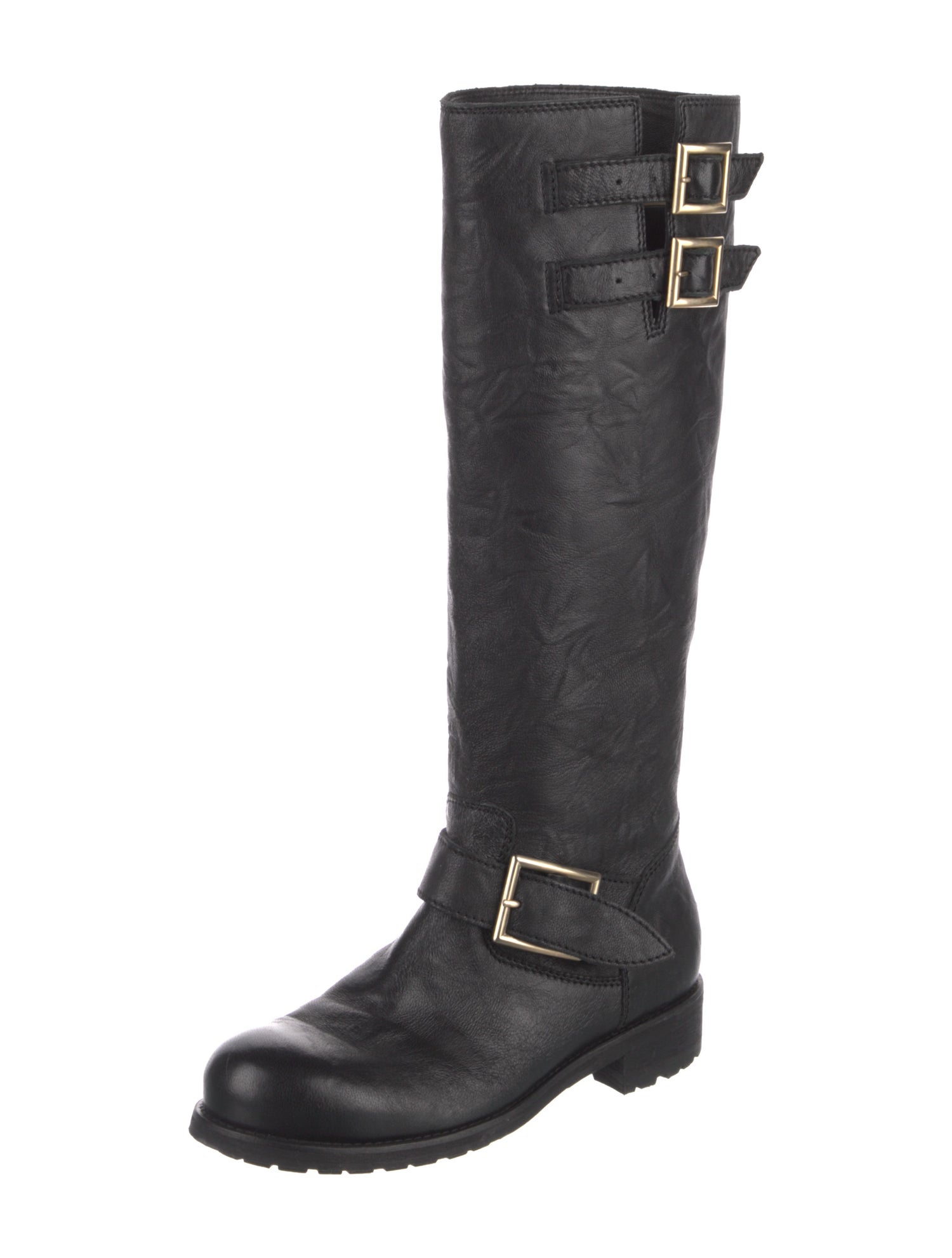 Jimmy Choo Leather Riding Boots