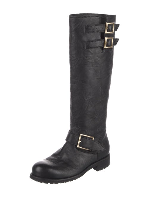 Jimmy Choo Leather Riding Boots