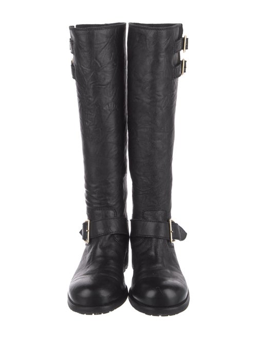 Jimmy Choo Leather Riding Boots