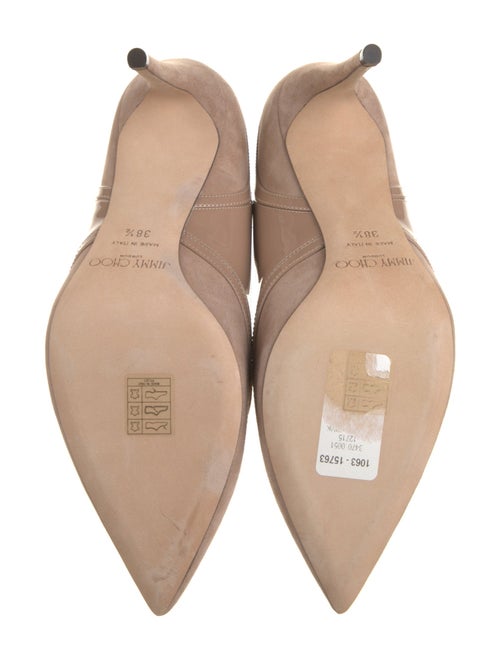 Jimmy Choo Suede Cutout Accent Pumps