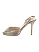 Jimmy Choo Glitter Slingback Pumps