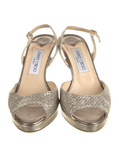 Jimmy Choo Glitter Slingback Pumps