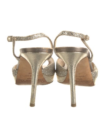 Jimmy Choo Glitter Slingback Pumps