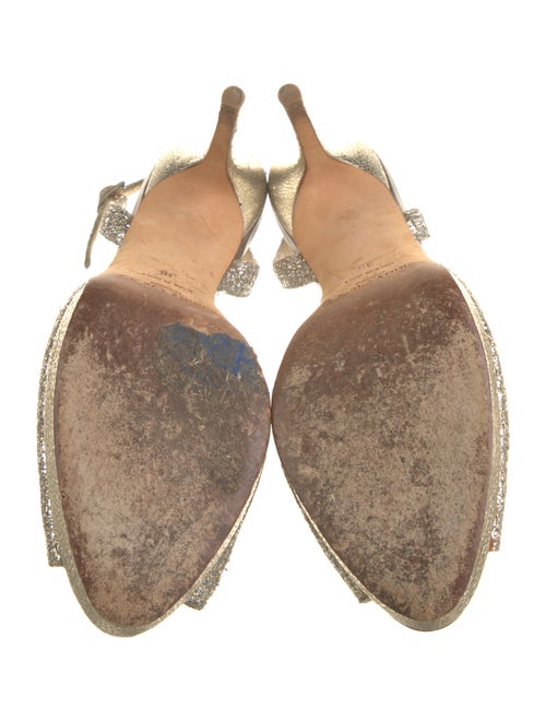 Jimmy Choo Glitter Slingback Pumps