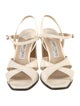 Jimmy Choo Leather Slingback Sandals