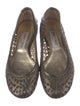 Jimmy Choo Leather Lasercut Accents Ballet Flats