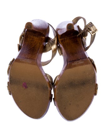 Jimmy Choo Leather Printed Slingback Pumps