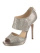 Jimmy Choo Glitter Slingback Sandals