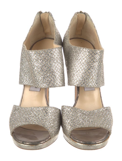 Jimmy Choo Glitter Slingback Sandals