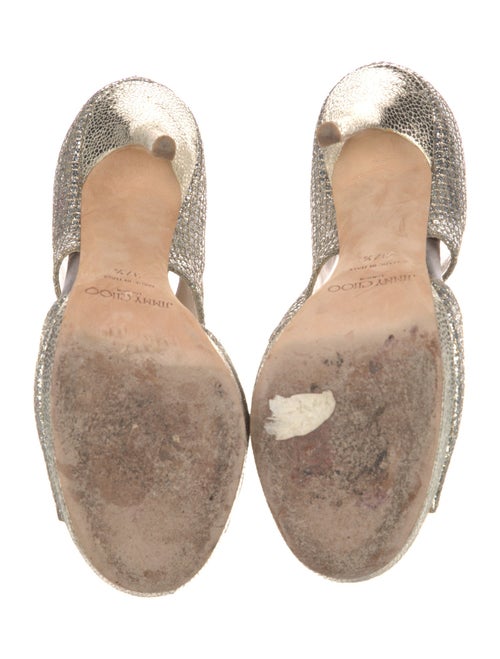 Jimmy Choo Glitter Slingback Sandals