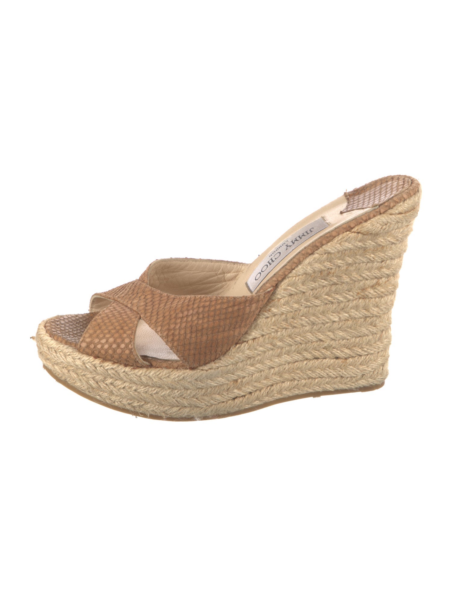 Jimmy Choo Leather Espadrilles