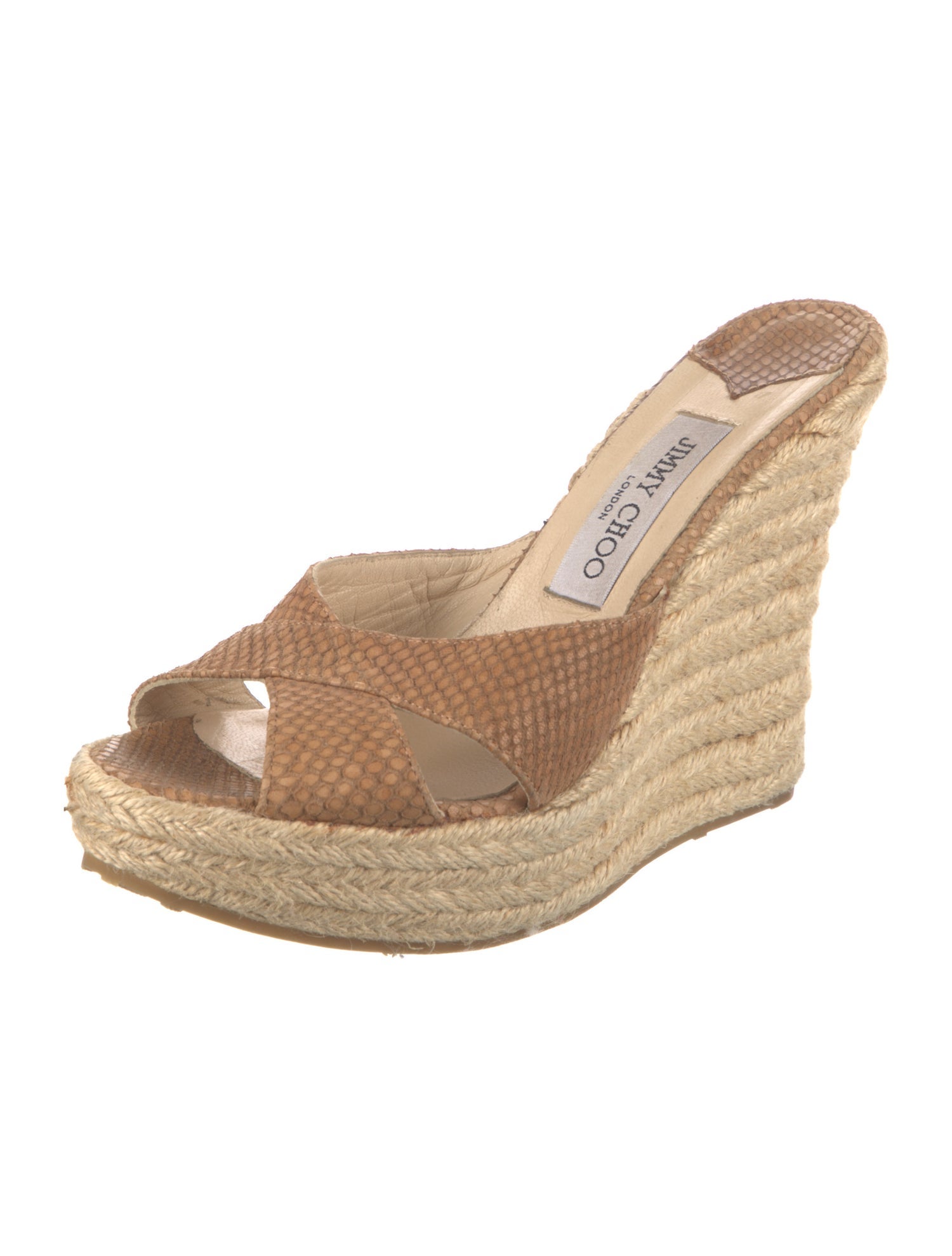 Jimmy Choo Leather Espadrilles