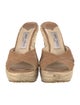 Jimmy Choo Leather Espadrilles