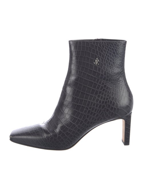 Jimmy Choo Embossed Leather Boots