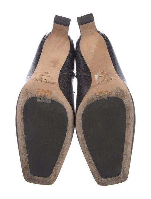 Jimmy Choo Embossed Leather Boots