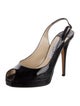 Jimmy Choo Patent Leather Slingback Pumps
