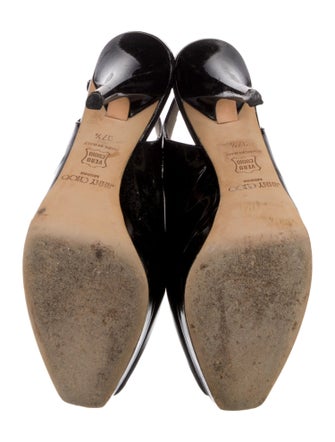 Jimmy Choo Patent Leather Slingback Pumps
