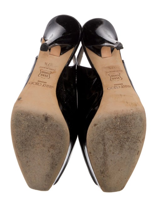 Jimmy Choo Patent Leather Slingback Pumps