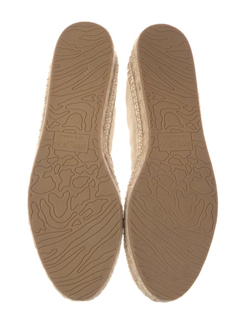 Jimmy Choo Leather Espadrilles