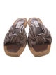 Jimmy Choo Leather Slides