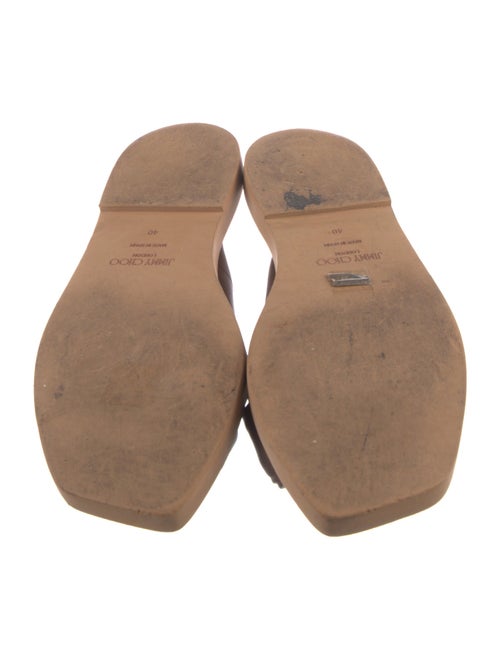 Jimmy Choo Leather Slides