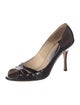 Jimmy Choo Patent Leather Printed Pumps