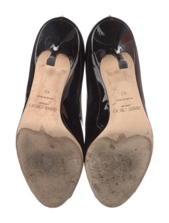Jimmy Choo Patent Leather Printed Pumps