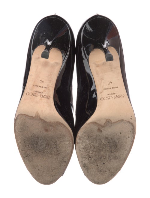Jimmy Choo Patent Leather Printed Pumps