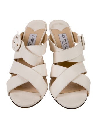 Jimmy Choo Leather Slides