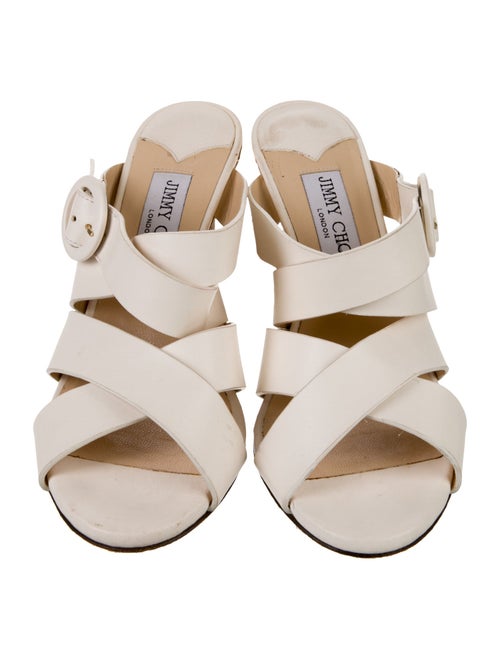 Jimmy Choo Leather Slides